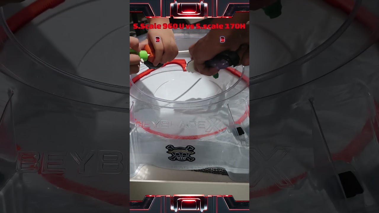 Shark Scale 960 Unite vs Shark Scale 170 Hexa | Beyblade X Competitive Test Battle! #beybladex