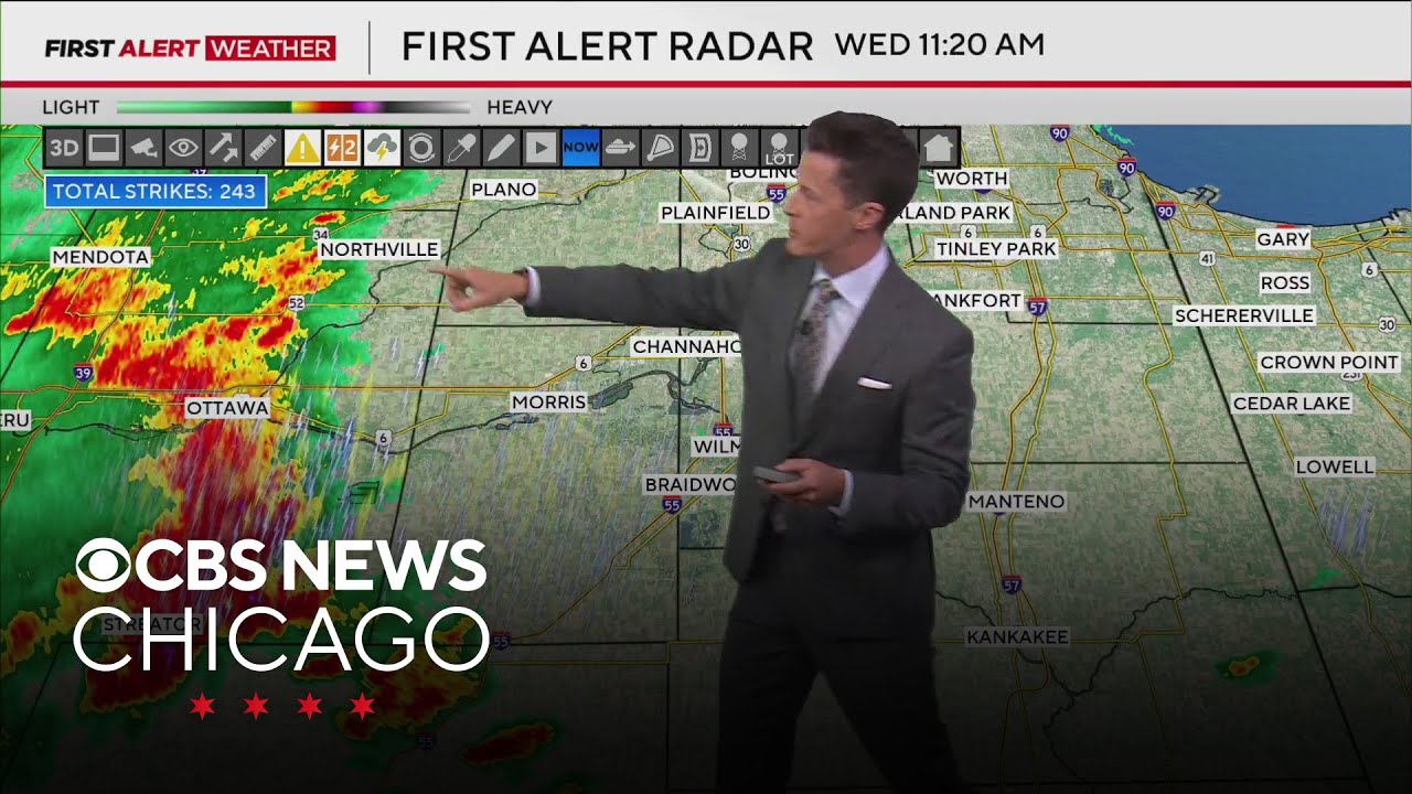 Heavy downpours from strong storms could cause flash flooding in Chicago area