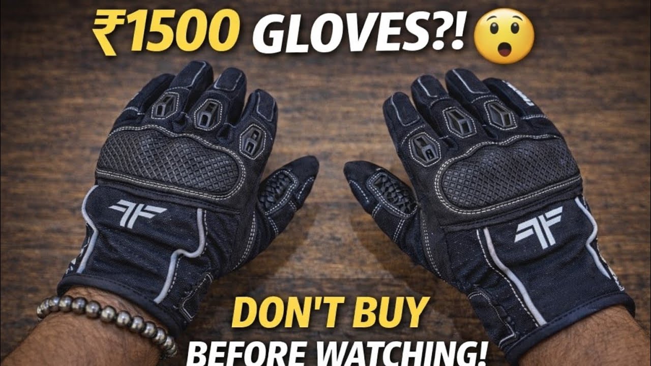 Under ₹1500 Riding Gloves 😳 Worth It? | Tarmac Tex 2 Honest Review