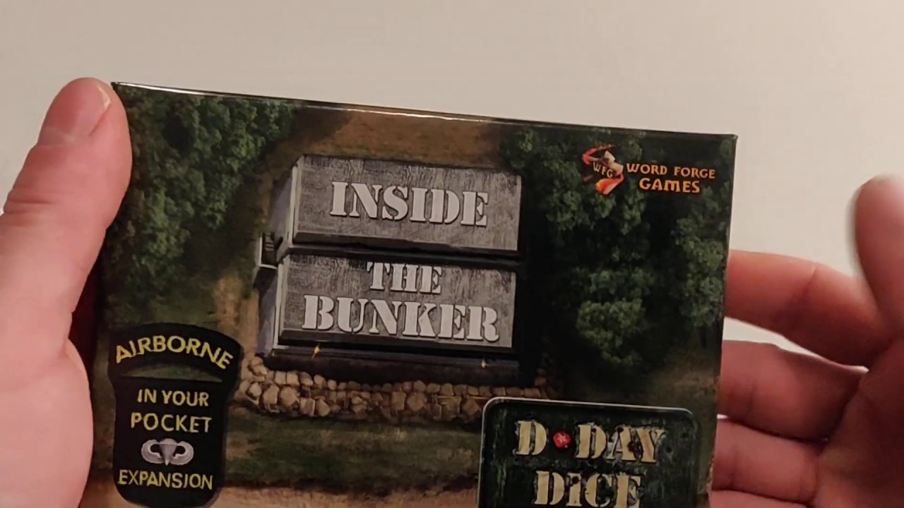 D-Day Dice (Second edition) / Airborne In Your Pocket: Inside The Bunker &mdash; Распаковка