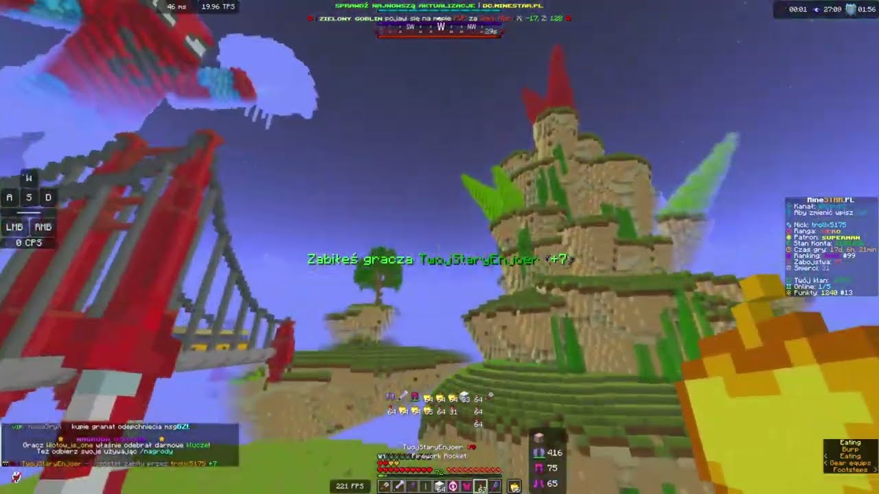 Minestar.pl skypvp MONTAGE | Losowanie na 50k