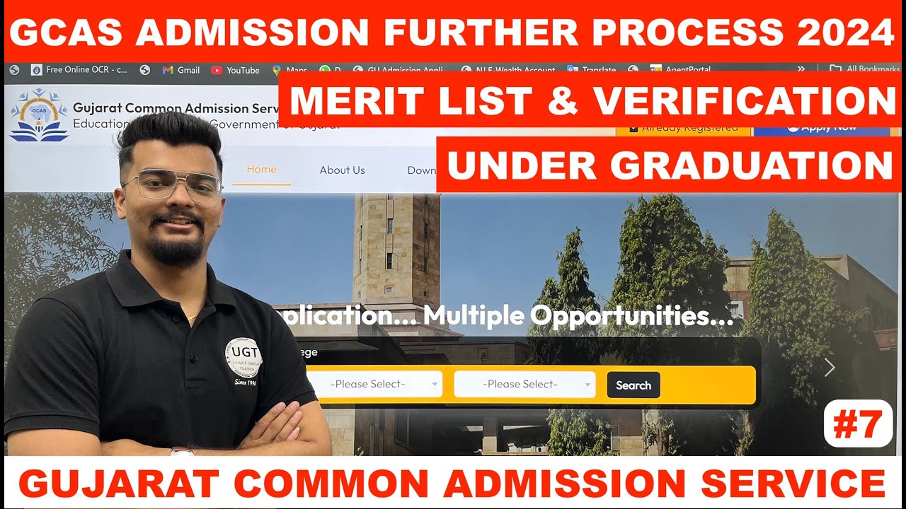 Extended Dates For Under Graduation Admission 2024 | GCAS | Gujarat Common Admission Services