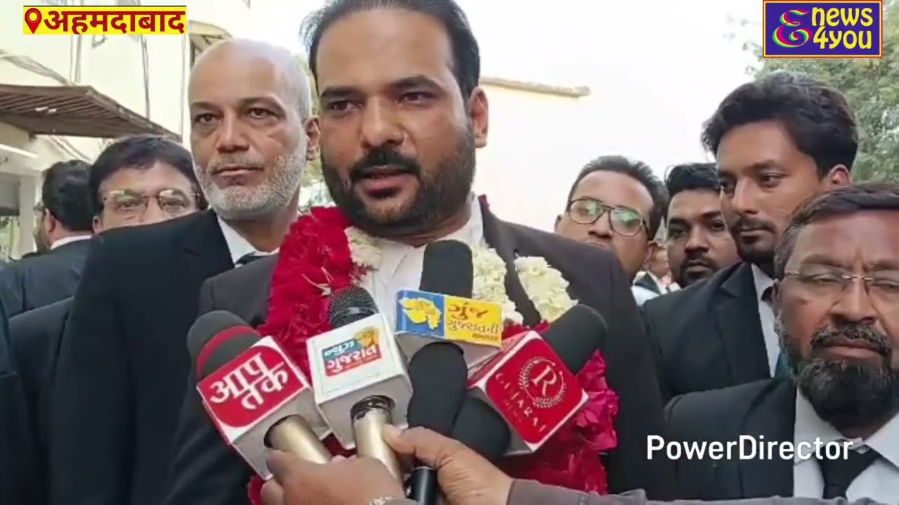 अहमदाबाद :काउंसलर से बार काउंसिल तक। जुबेर खान ने भरा फॉर्म। बनेंगे बर काउंसिल के मेंबर।