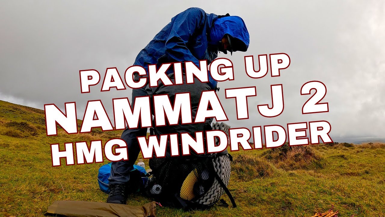 Packing Hilleberg Nammatj 2 and  HMG Windrider 70 wild camp Dartmoor Part 3