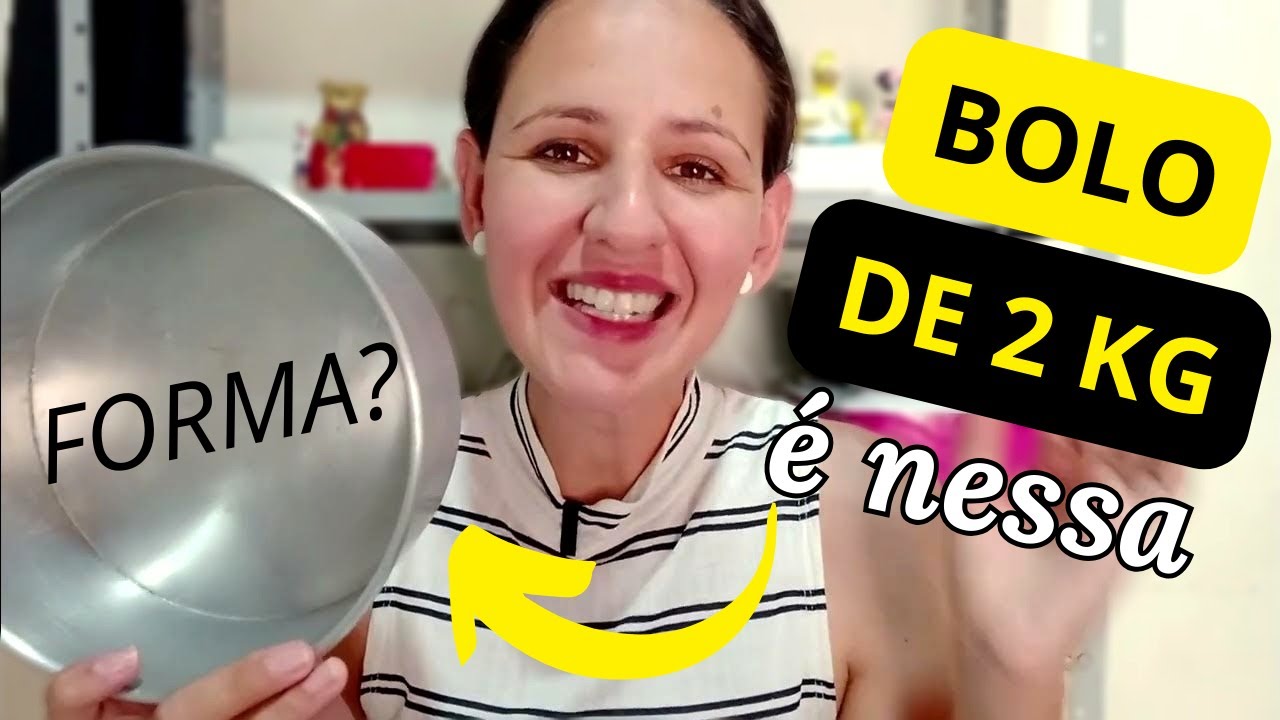 QUAL TAMANHO DE FORMA REDONDA USAR PARA BOLO DE 2KG A 2,5KG | Quantidade de Massa, Recheio e Receita