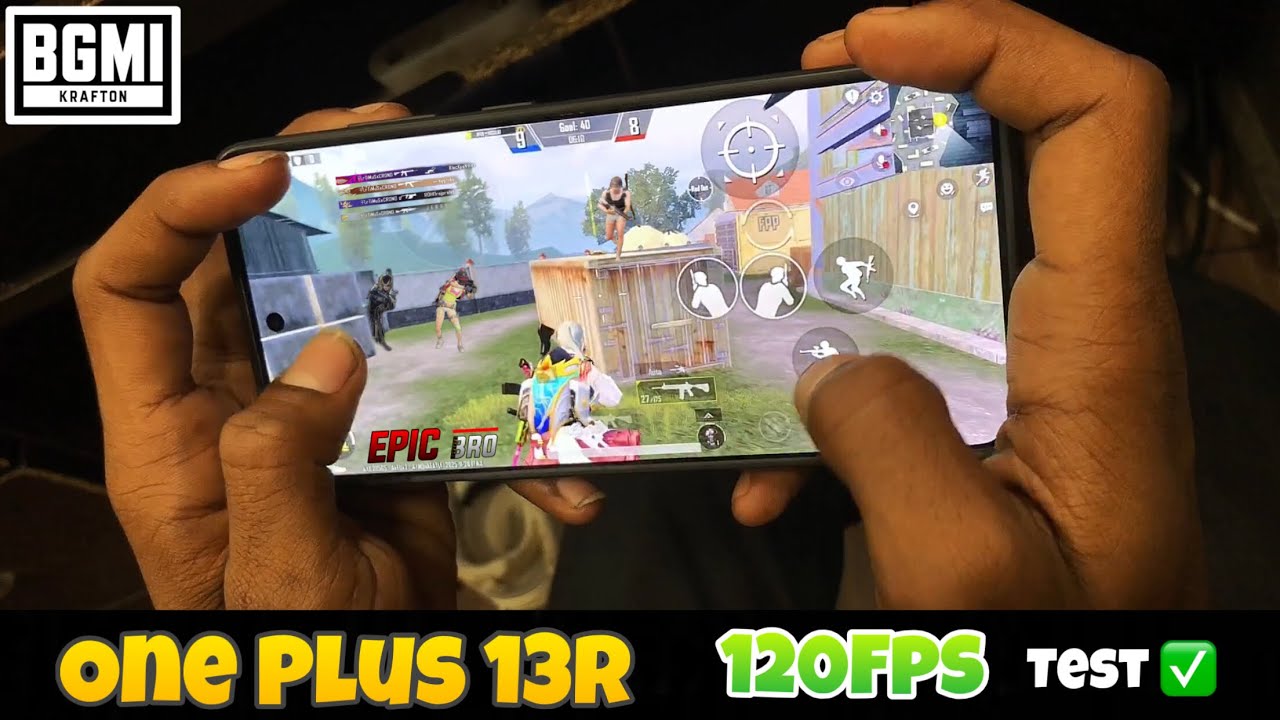 ONE PLUS 13R BGMI TEST 120 FPS PERFORMANCE 🔥
