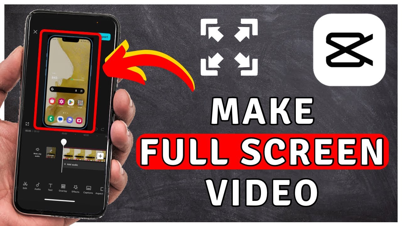 How to Make FULL SCREEN Video In CapCut - CapCut Tutorial