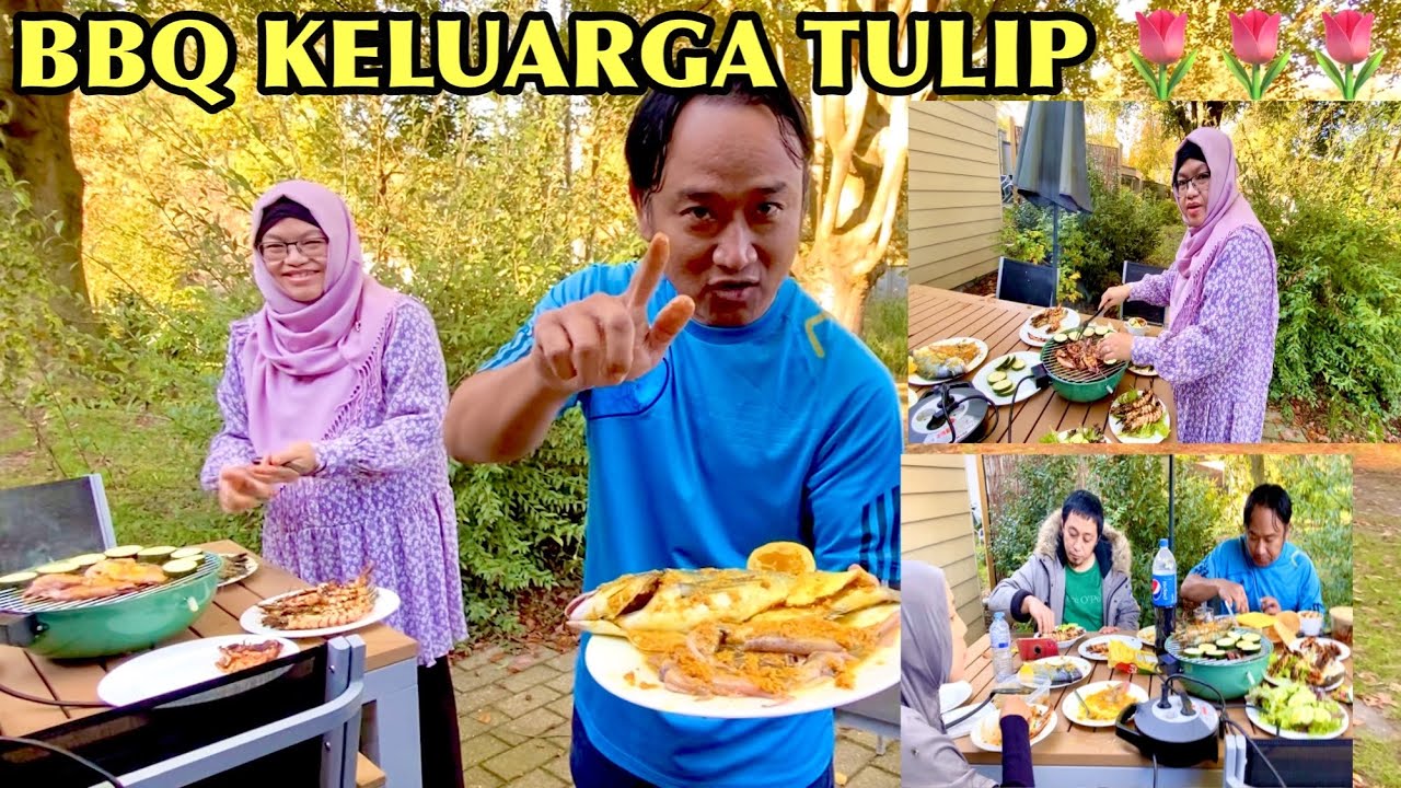 BBQ KELUARGA TULIP DI BELANDA