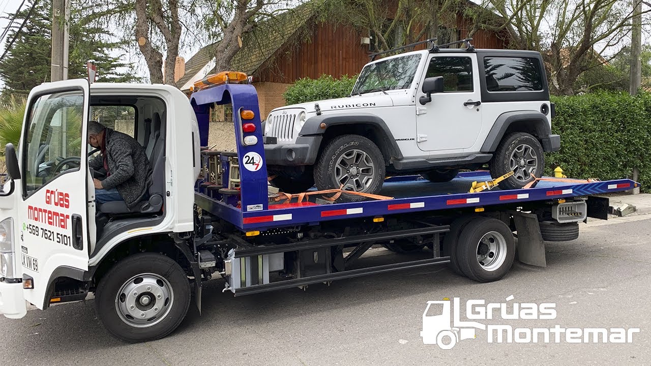 Jeep Wrangler Rubicon GRÚA PLATAFORMA 👌👌😎
