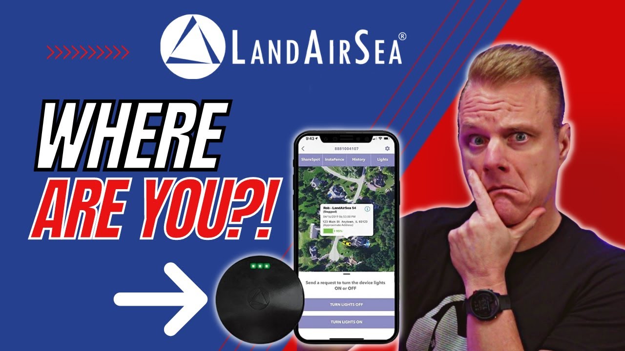 LandAirSea 54 GPS Tracker - The Ultimate Waterproof Magnet Mount for All Your Tracking Needs