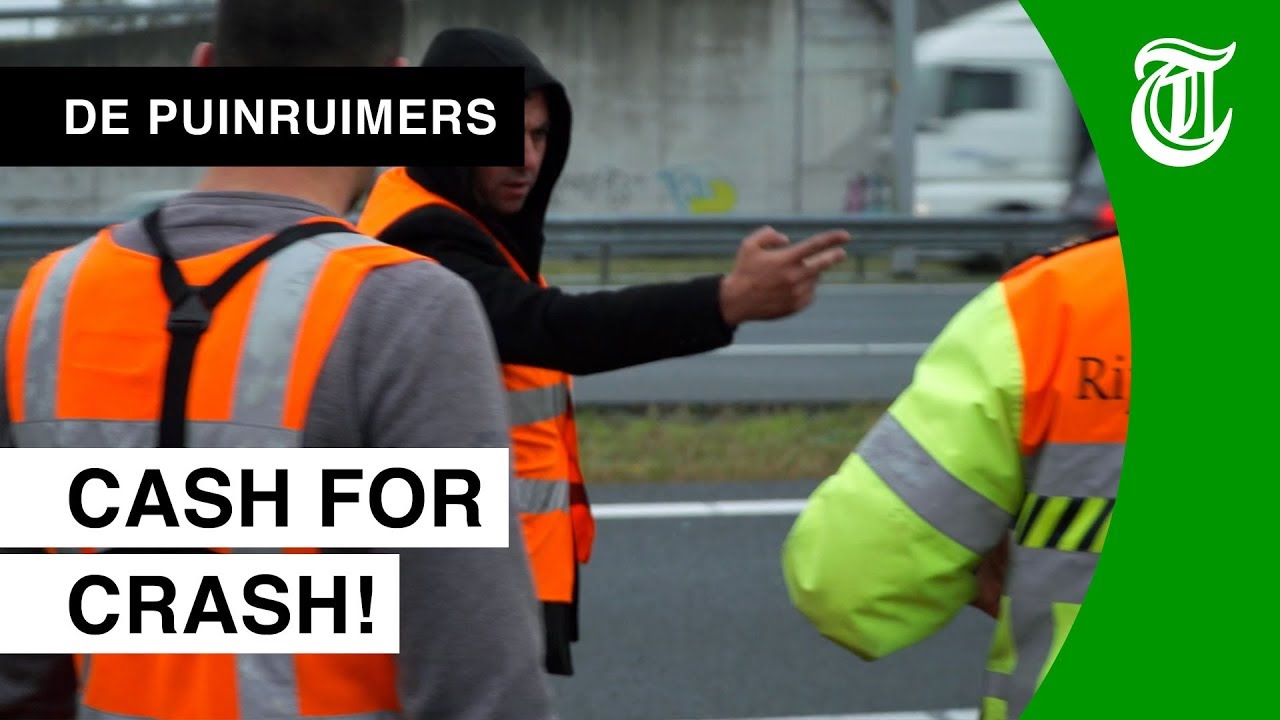 Trucker flipt door 'nep-aanrijding' - DE PUINRUIMERS #04