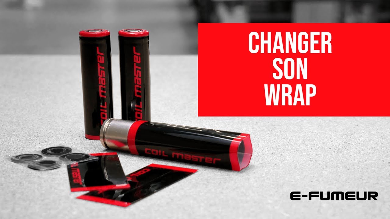 Tuto cigarette &eacute;lectronique - Changer son wrap sur son accu - E-fumeur new