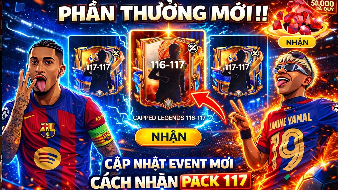 Fc Mobile  - Tích Nạp Sự Kiện Chuỗi Mở Pack Lụm 117