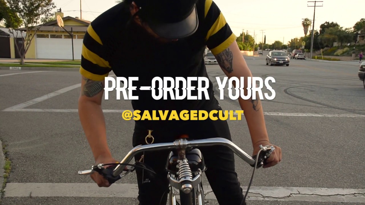 Custom Salvaged Cult Motorized Bikes Promo