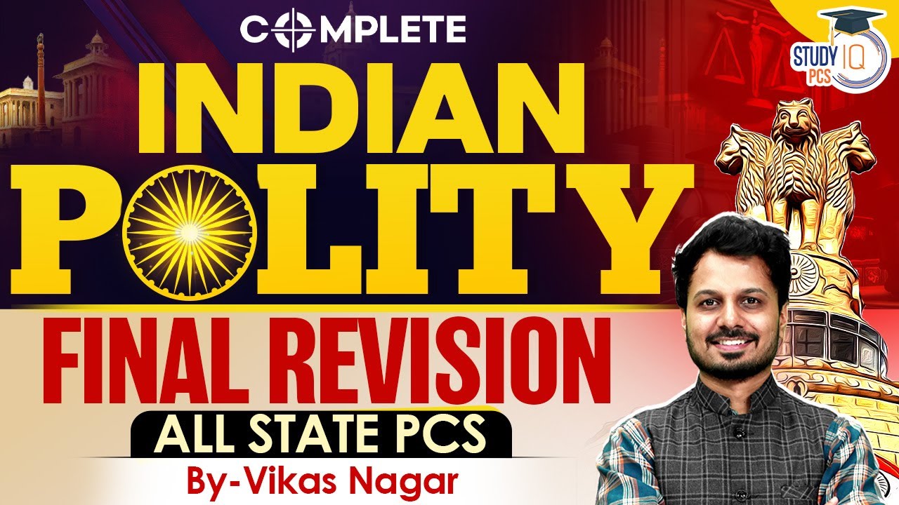 Indian Polity Marathon | Complete Indian Polity in One Video | BY Vikas Sir | StudyIQ PCS