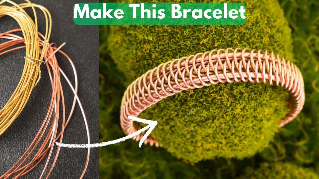 How to Make a Copper Wire Cuff Bracelet for Beginners 🛠️ Easy DIY Jewelry