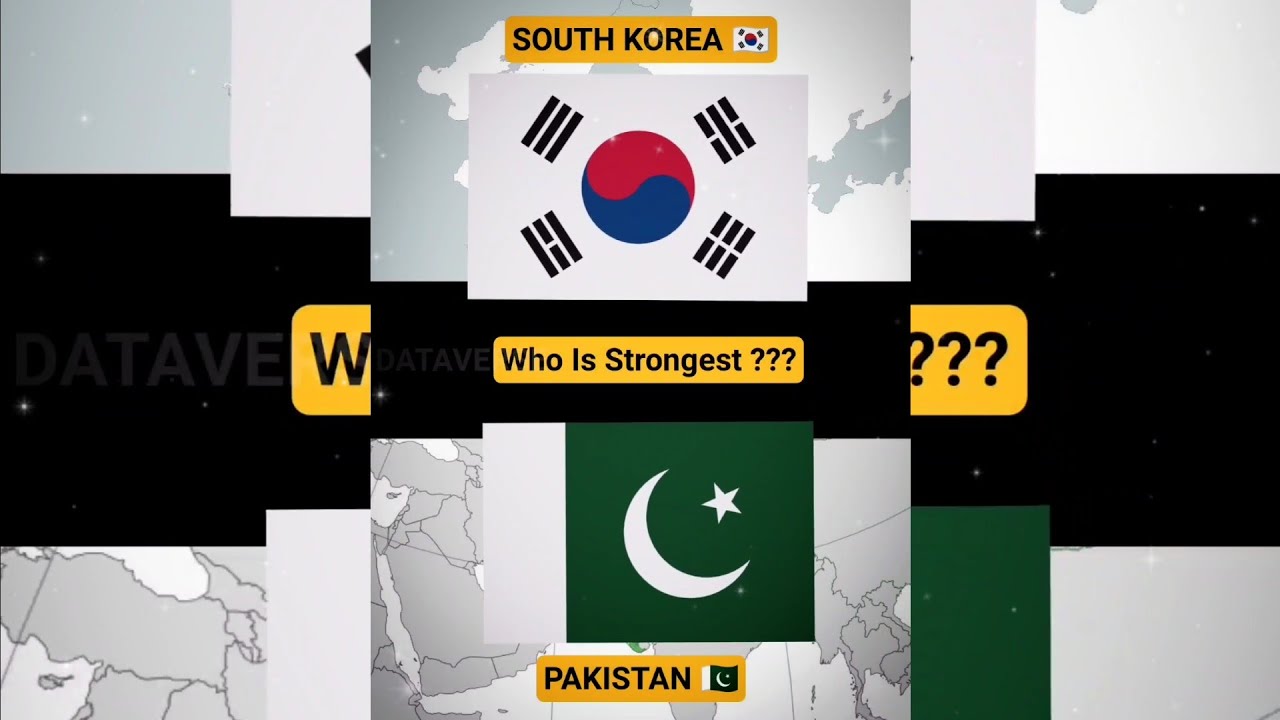 South Korea 🇰🇷 vs Pakistan 🇵🇰 General Comparison Shorts 2022 @DATAVERSE #DATAVERSE