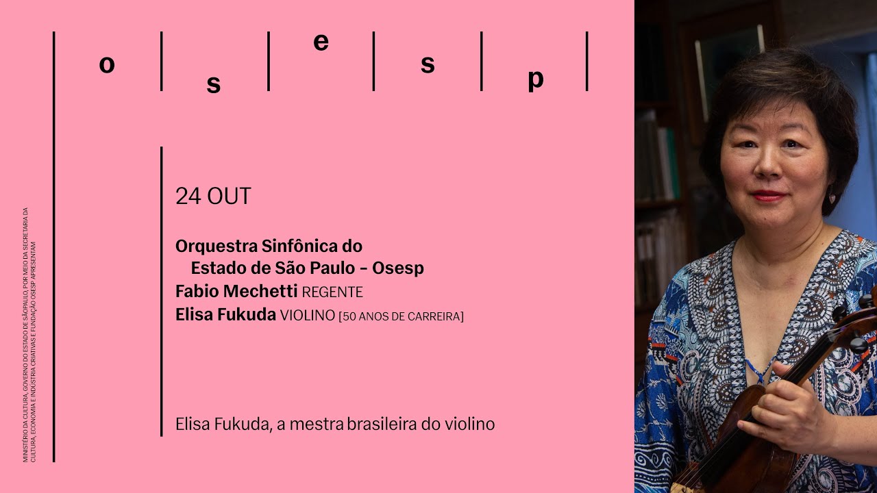 Concerto Digital: Elisa Fukuda, a mestra brasileira do violino