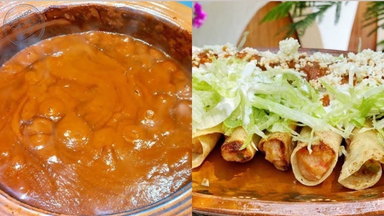 Tacos Dorados De Papa❗ o Mole De Fiesta❗