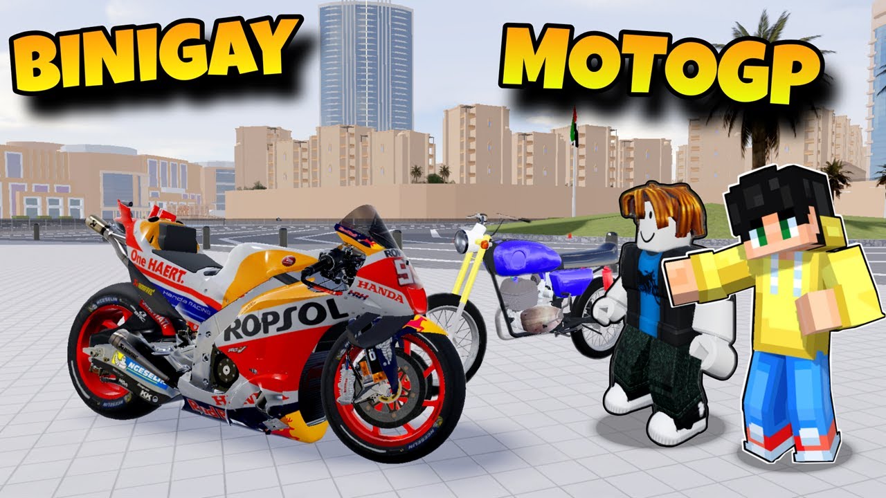 PINAMIGAY KO ang MOTO GP BigBike sa MABABAGAL na MOTOR na KAWAWA sa ROBLOX