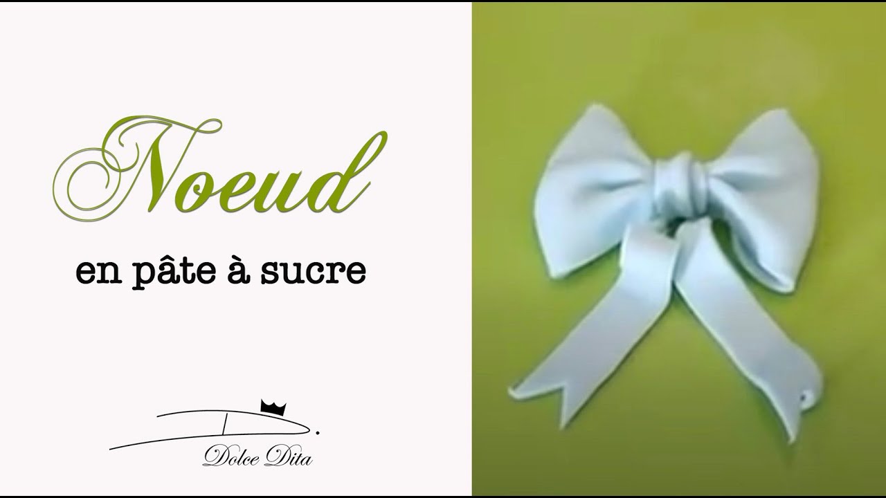 🎀 NOEUD EN PÂTE À SUCRE Tutoriel de Modelage FACILE pour Gâteaux CAKE DESIGN  + Astuces