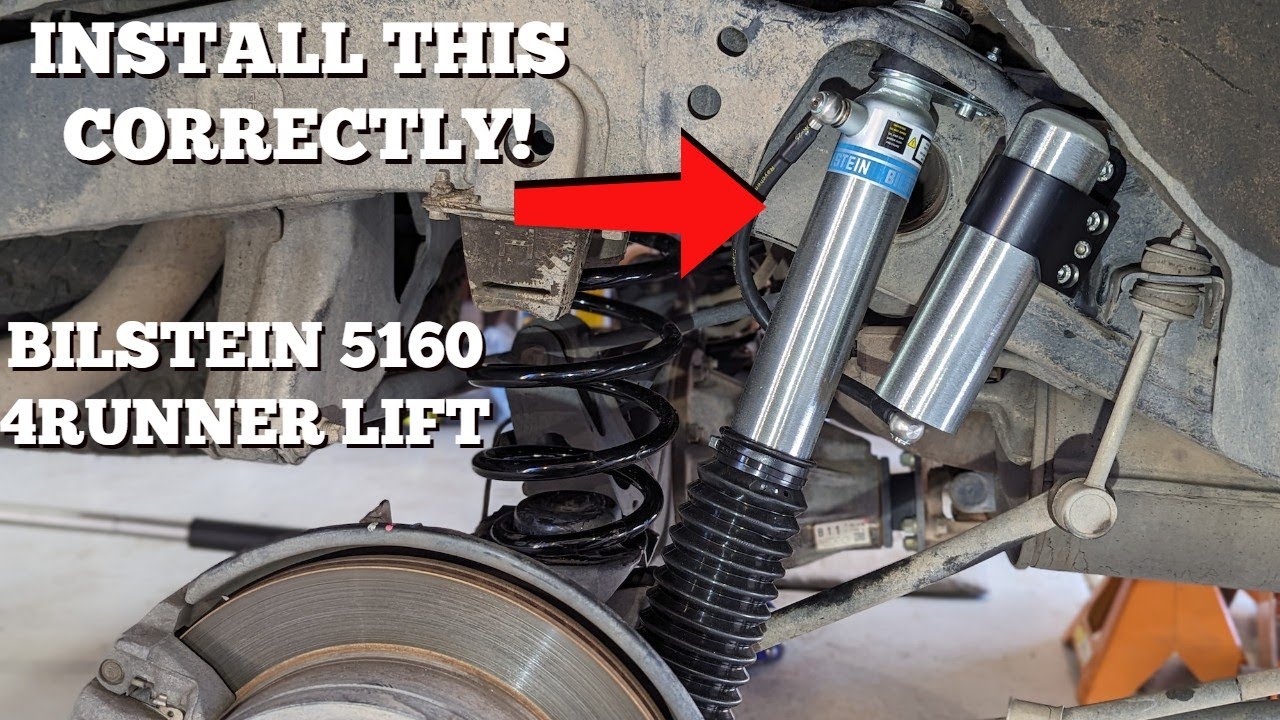 Задняя пружина 4Runner 1,5 дюйма с лифтом / амортизаторы Bilstein 5160