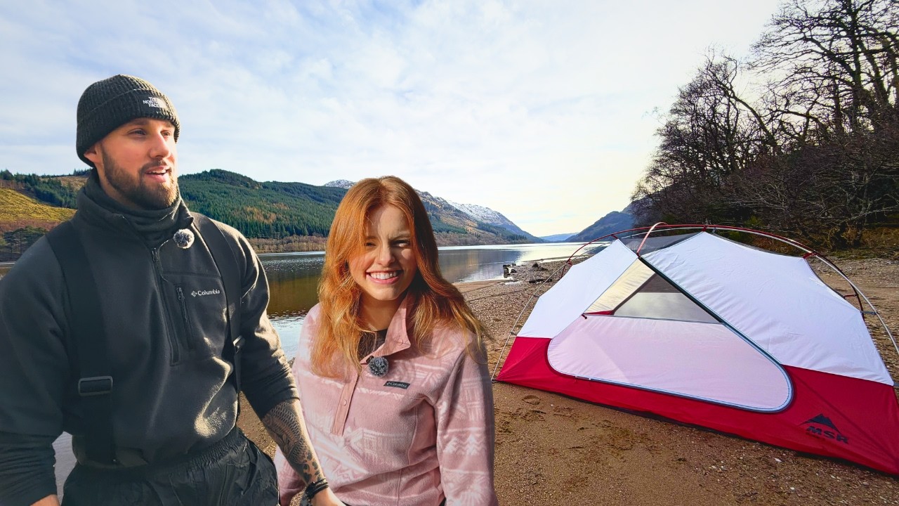 We Kayaked Across a Scottish Loch to This Wild Camp - First Time Fishing