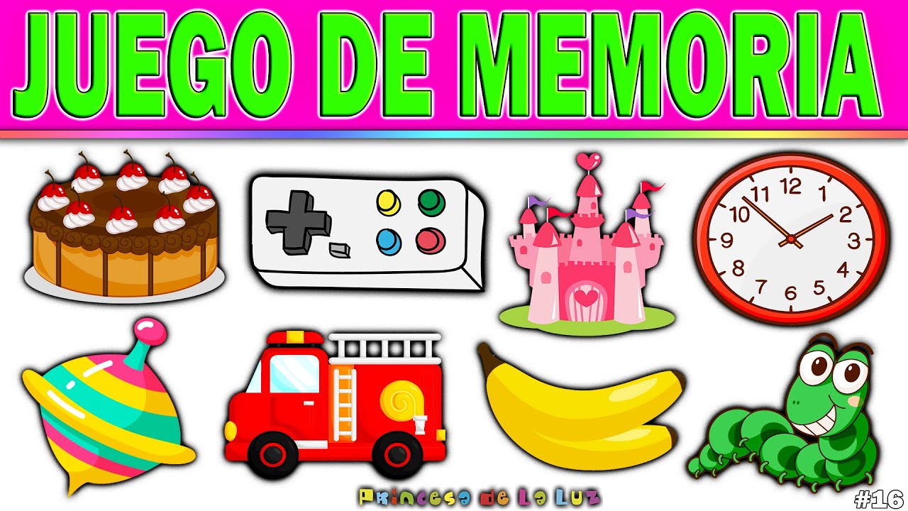🔴🟡🟢 TEST DE MEMORIA VISUAL Para NIÑOS y ADULTOS | JUEGO para MEJORAR tu CONCENTRACIÓN.