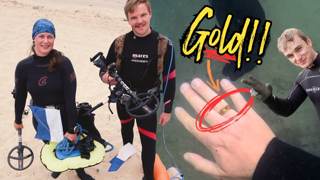 Finding GOLD and Relics Underwater! (Metal Detecting with Friends)
