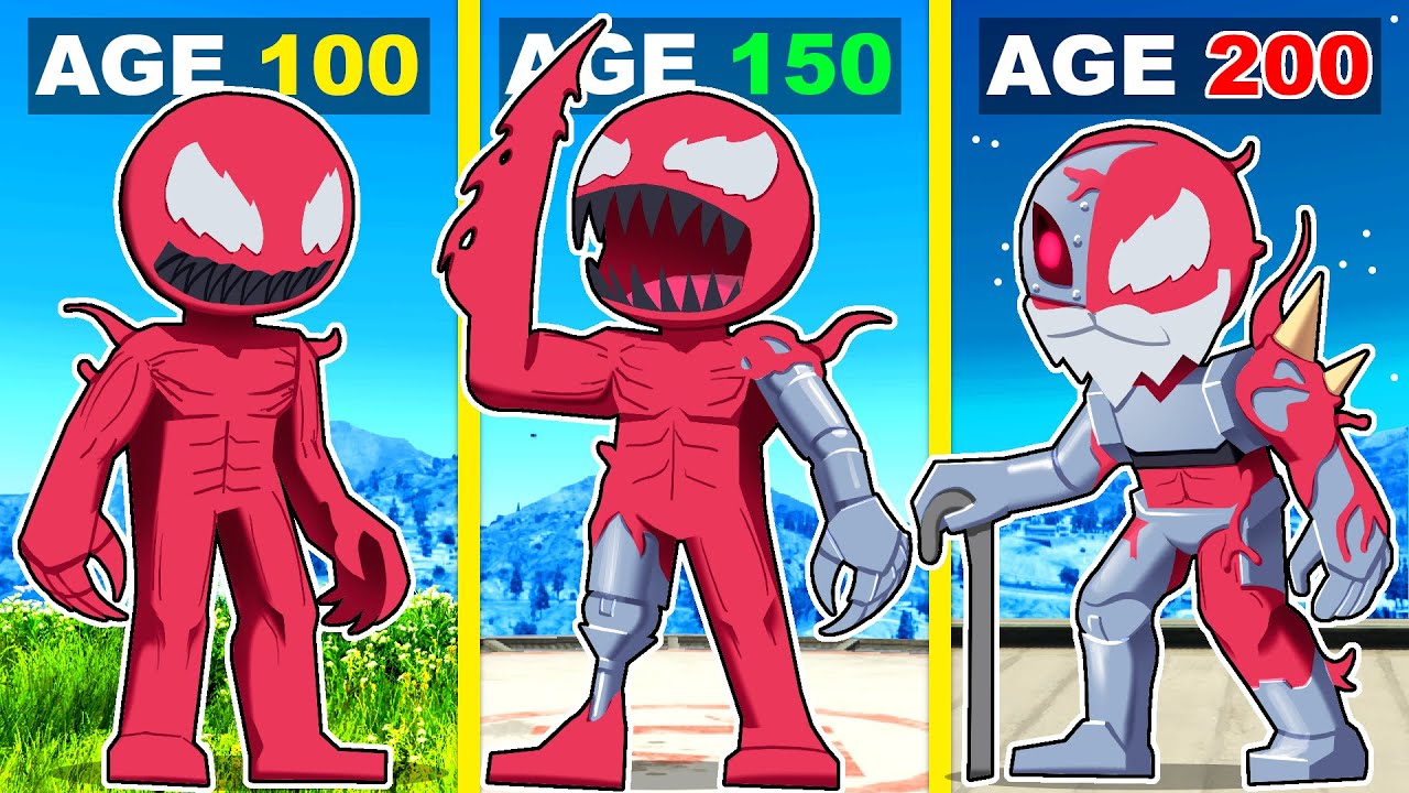 Выжить 200 лет, играя за CARNAGE в GTA 5!