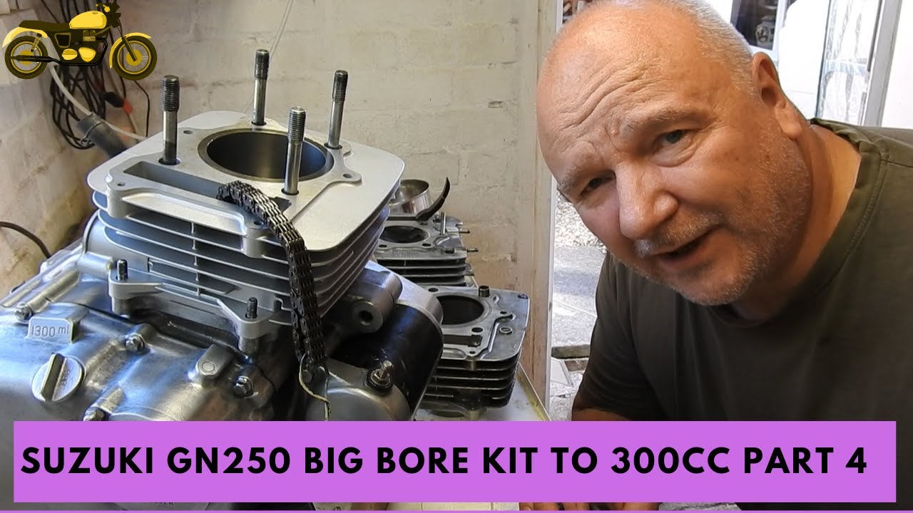Suzuki GN250 Big bore kit part 4