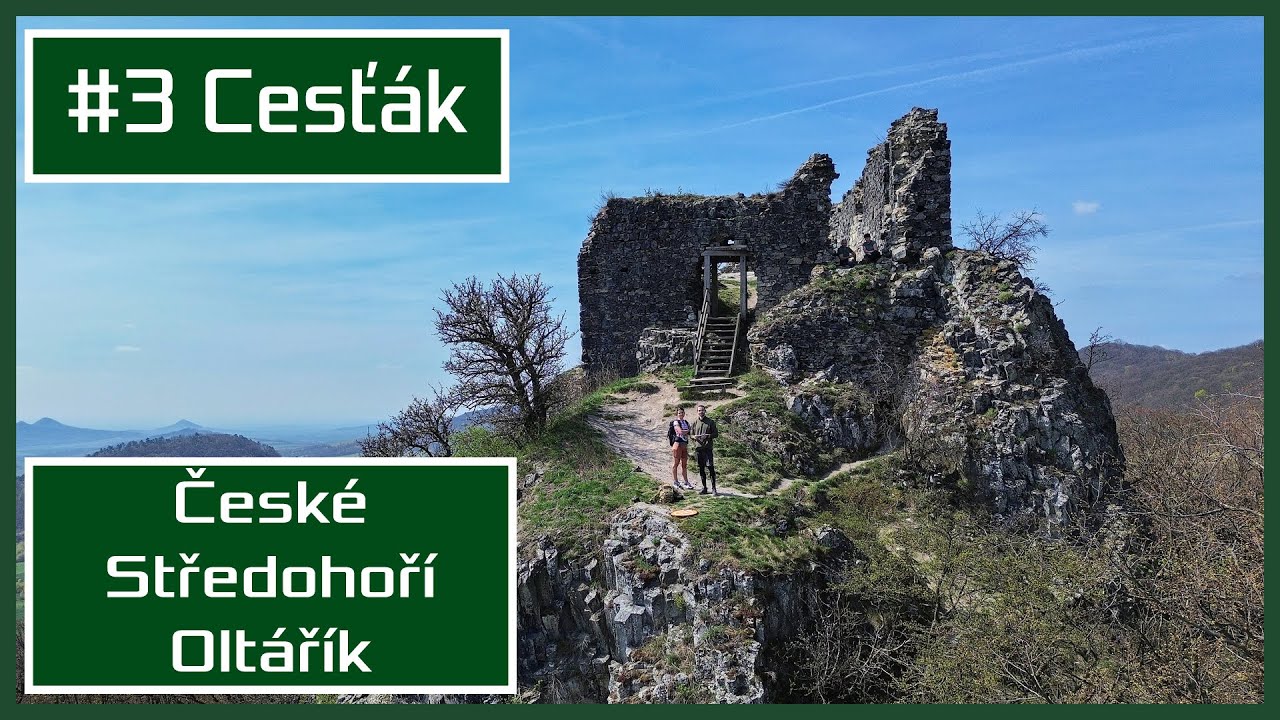 3# Cesťák vlog - úžasné České Středohoří , hrad Oltářík a okolí - DJI MINI 3