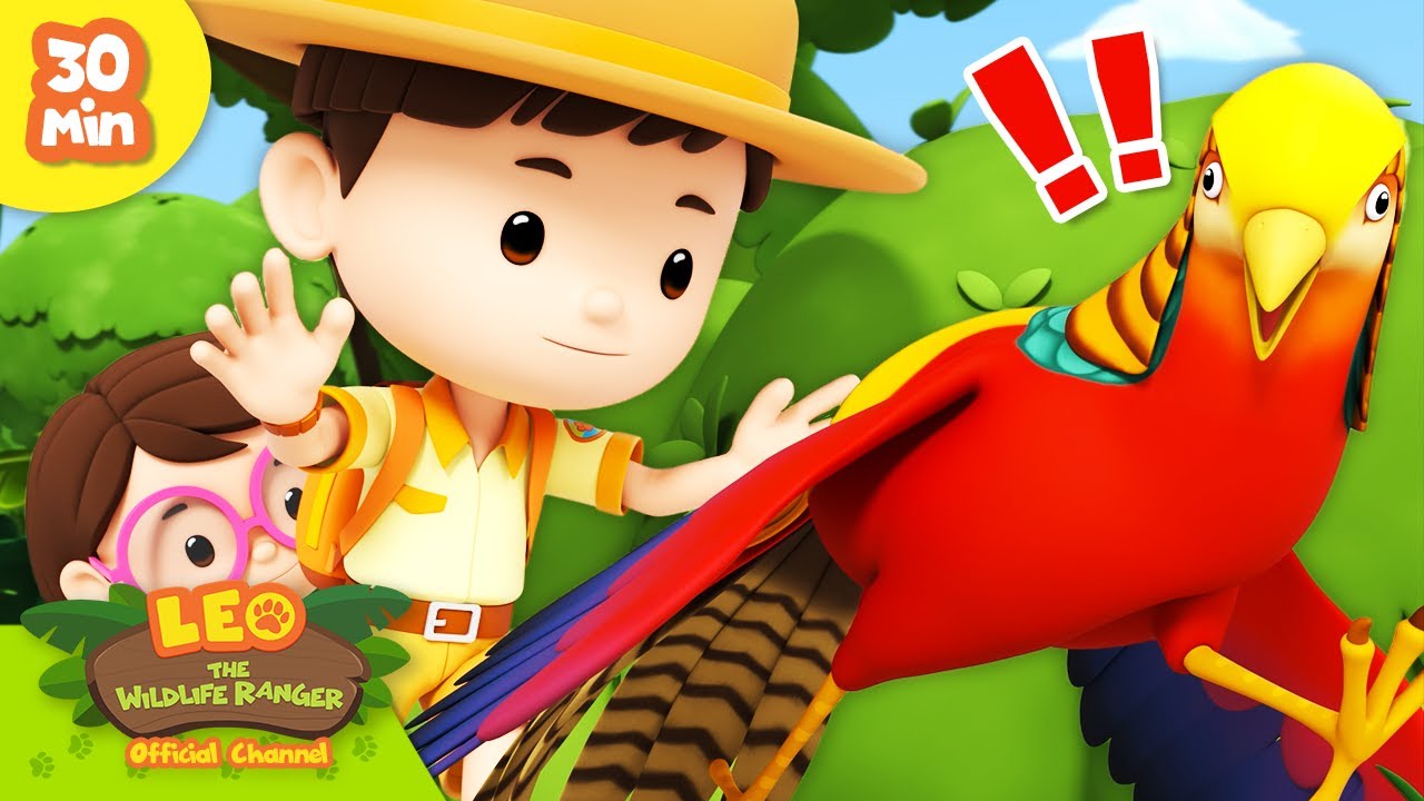 ⚡ BEST ANIMALS WITH SPEED 💨 Golden Pheasant, Zebra & more! | Leo the Wildlife Ranger | Kids Cartoons