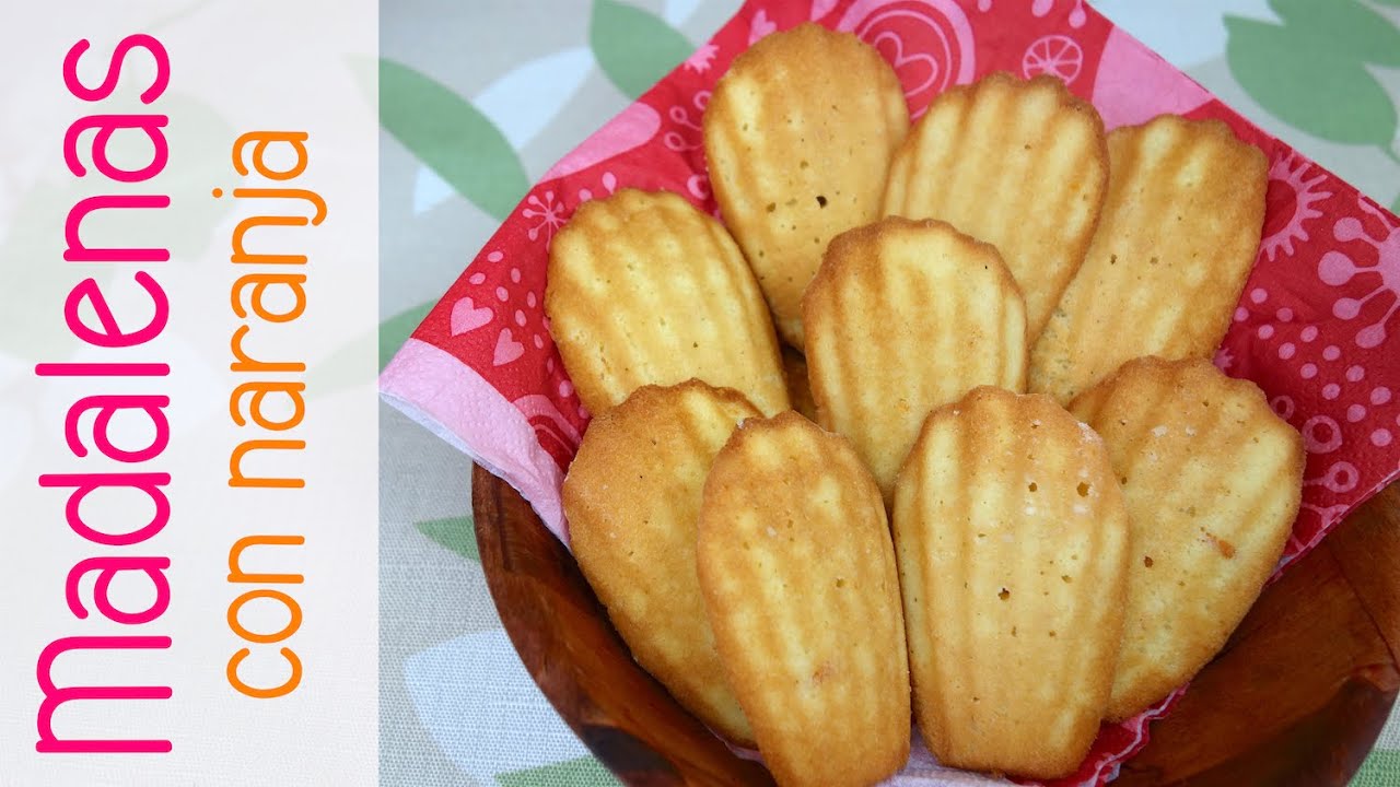 Madalenas con un Toque de Naranja - Mi Cocina R&aacute;pida