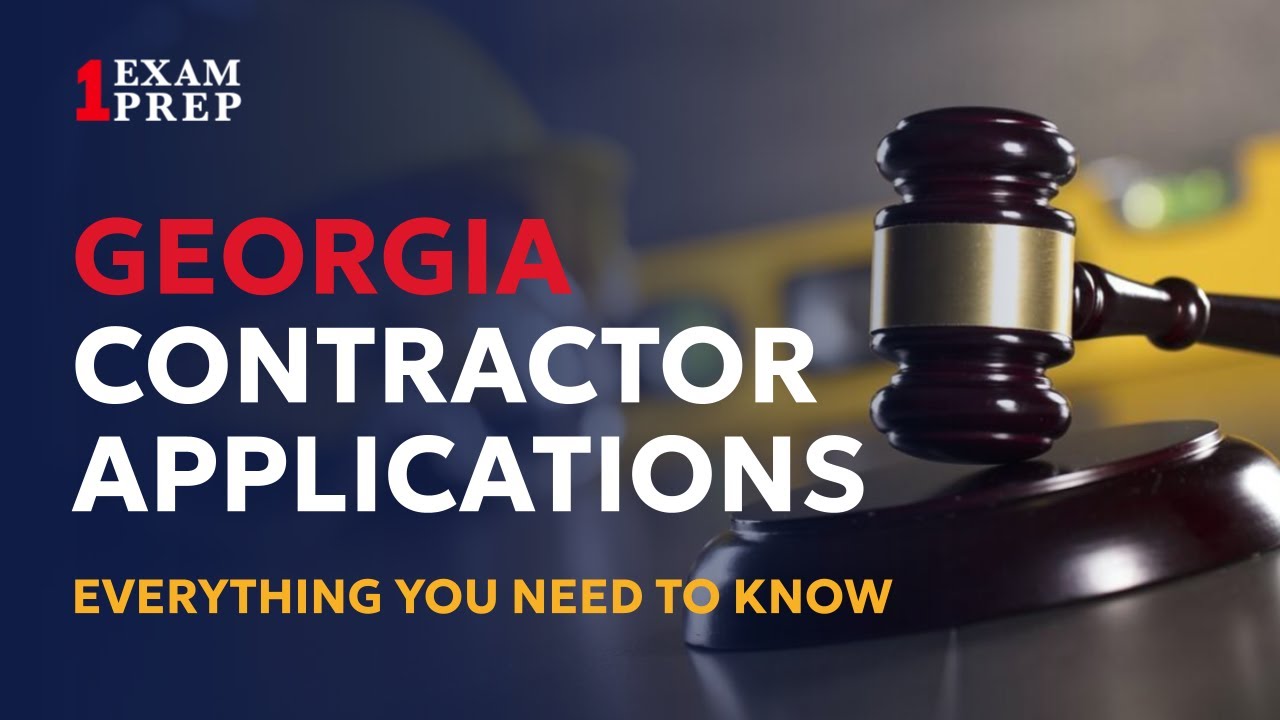 Georgia Contractor License Application Guide