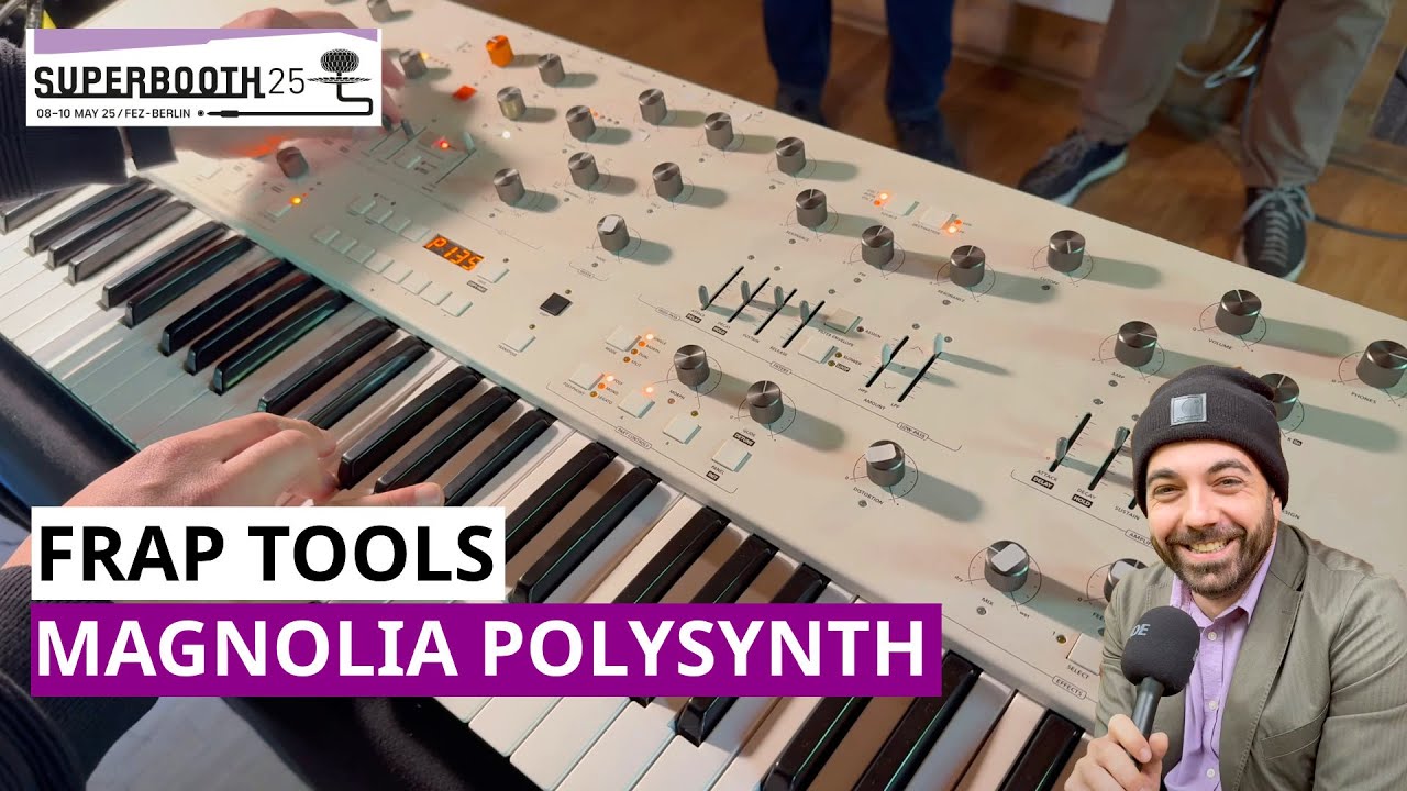 Frap Tools Magnolia - Story Of A Polyphonic Analog Complex Synthesizer & Sounds | Superbooth 2025