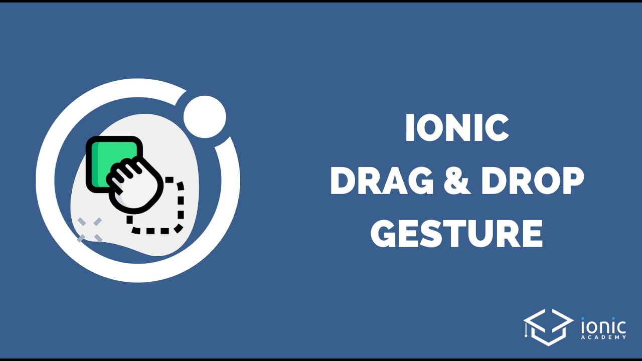 How to Use Ionic Drag and Drop [v5]