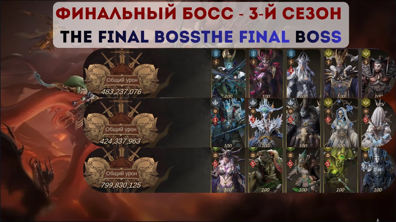 Dragonheir: Silent Gods Тень; Рук; Неустрахи; Лёд; Последний босс С3 The final boss is Ashetius.