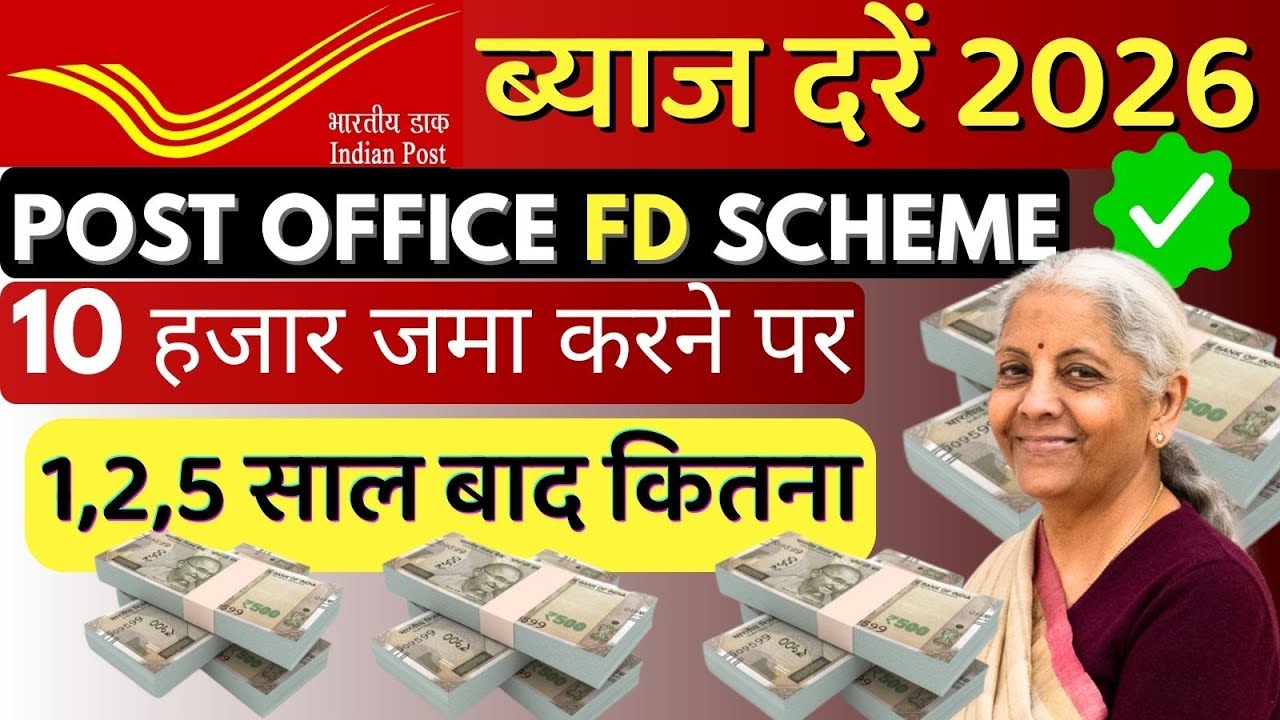 Post Office FD Time Deposit 2026 | Latest Interest Rates, Benefits & Rules Post Office Fixed Deposit