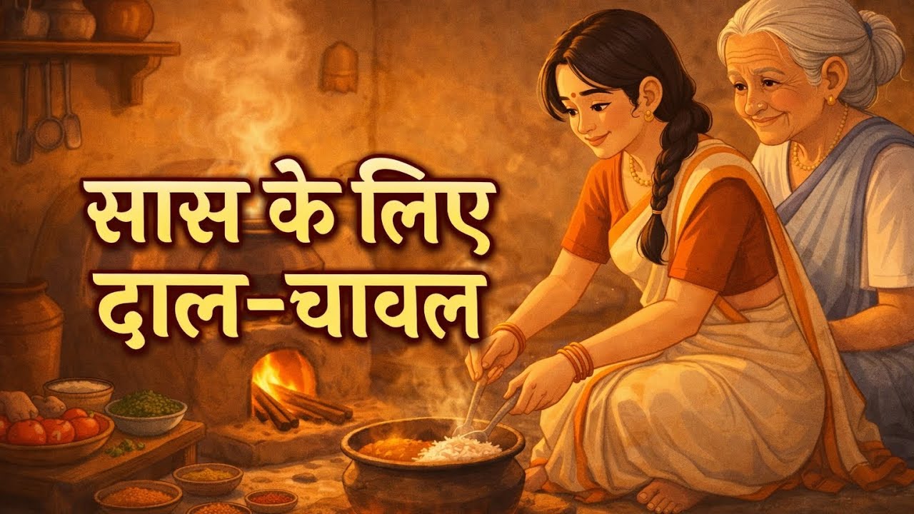 सास के लिए दाल-चावल | सादगी में सच्ची खुशी | Moral Village Story