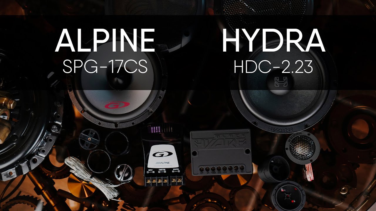 BLACK HYDRA HDC-2.23 vs Alpine SPG-17CS