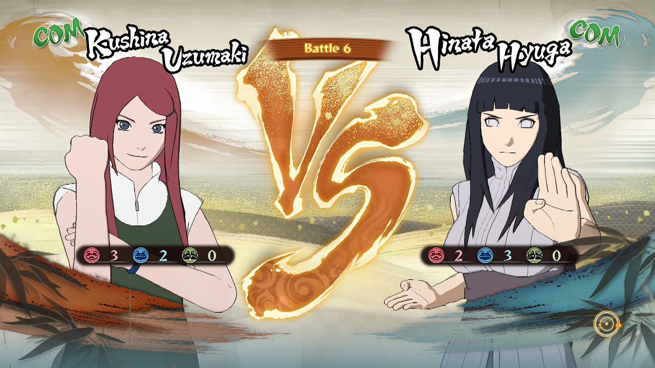 Naruto Shippuden: Ultimate Ninja Storm 4, Кушина Узумаки против Хинаты Хьюга! (Последняя)