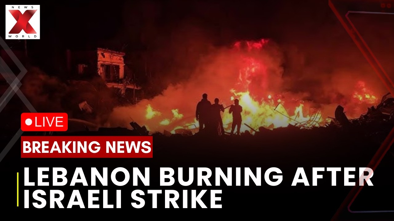 Lebanon Fire LIVE : Israeli Strike Hits Tyre, Massive Blaze Engulfs Southern Lebanon Streets