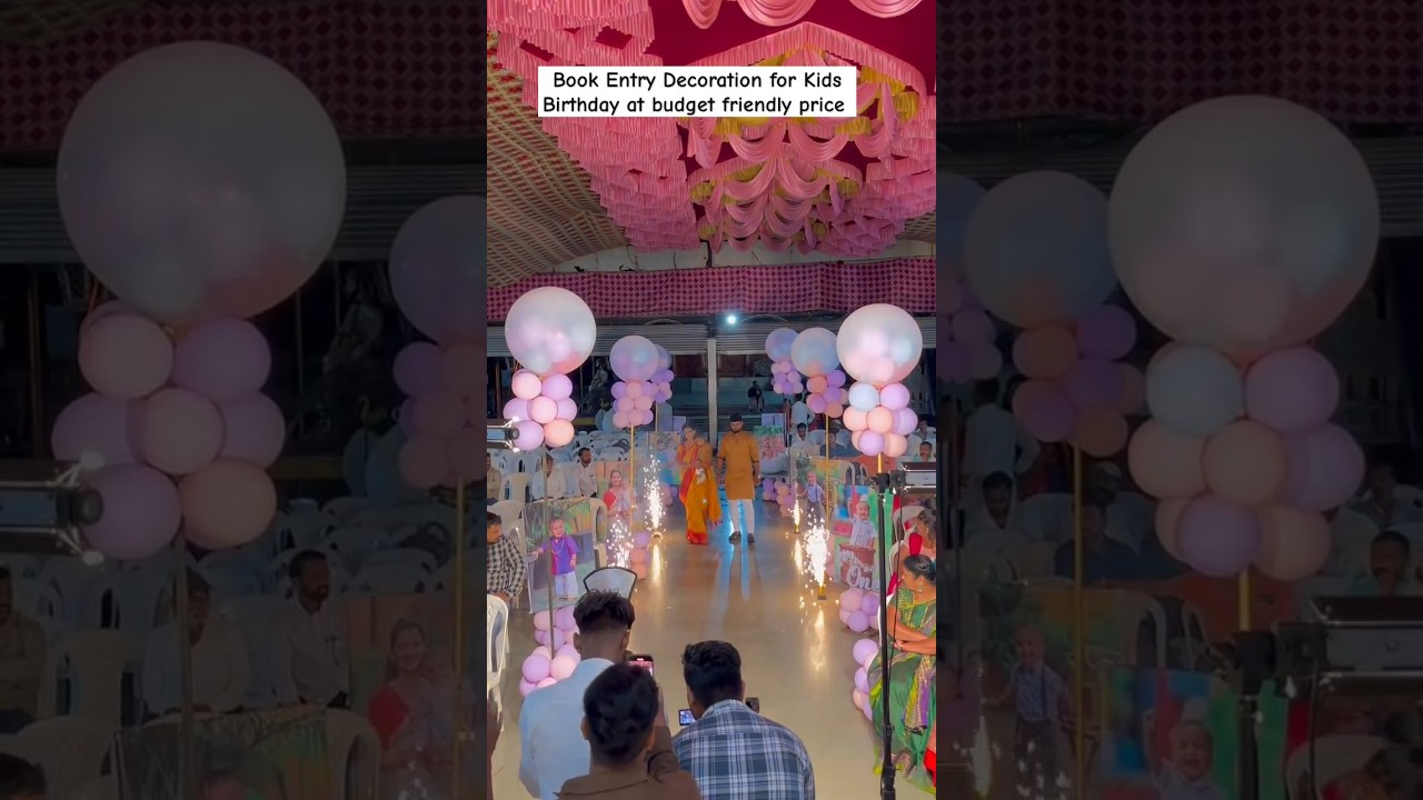 1st birthday decoration ideas| baby entry decoration ideas| 1st birthday entry ideas for baby