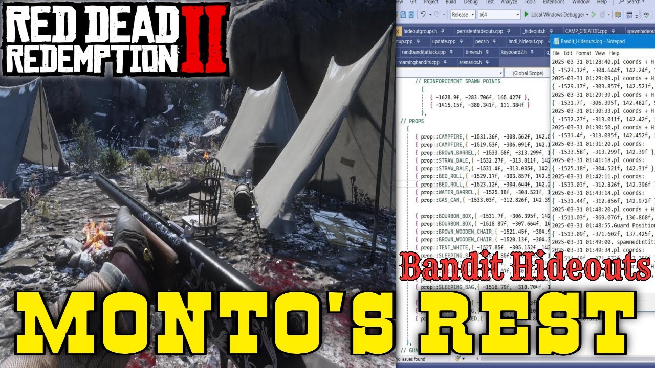 Watch me Build a New Hideout from Scratch for the Bandit Hideouts Mod!