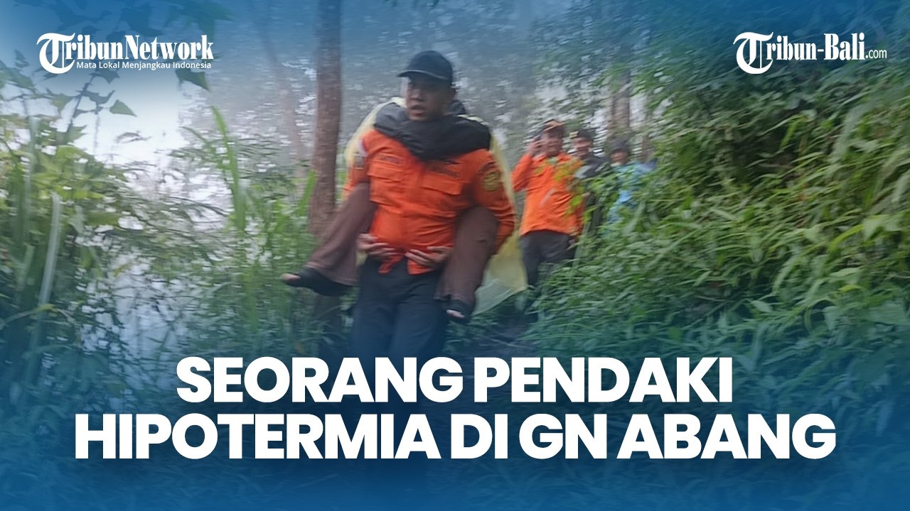 Seorang Pendaki Muda Alami Hipotermia di Gunung Abang Bali, Tim SAR Lakukan Evakuasi