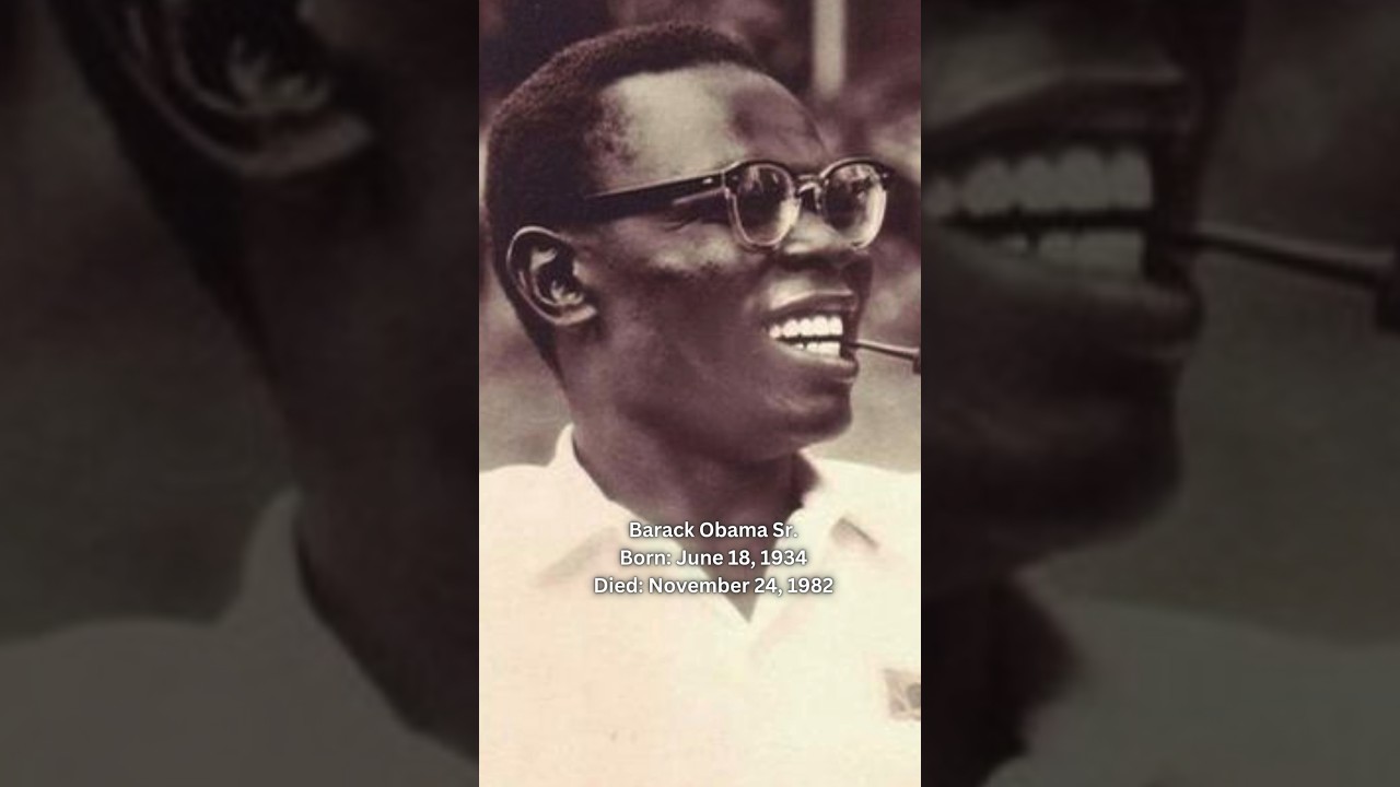 Barack Obama Sr. Was The Father Of Barack Obama🕊️#barackobama #president #fy #shorts #dad #love