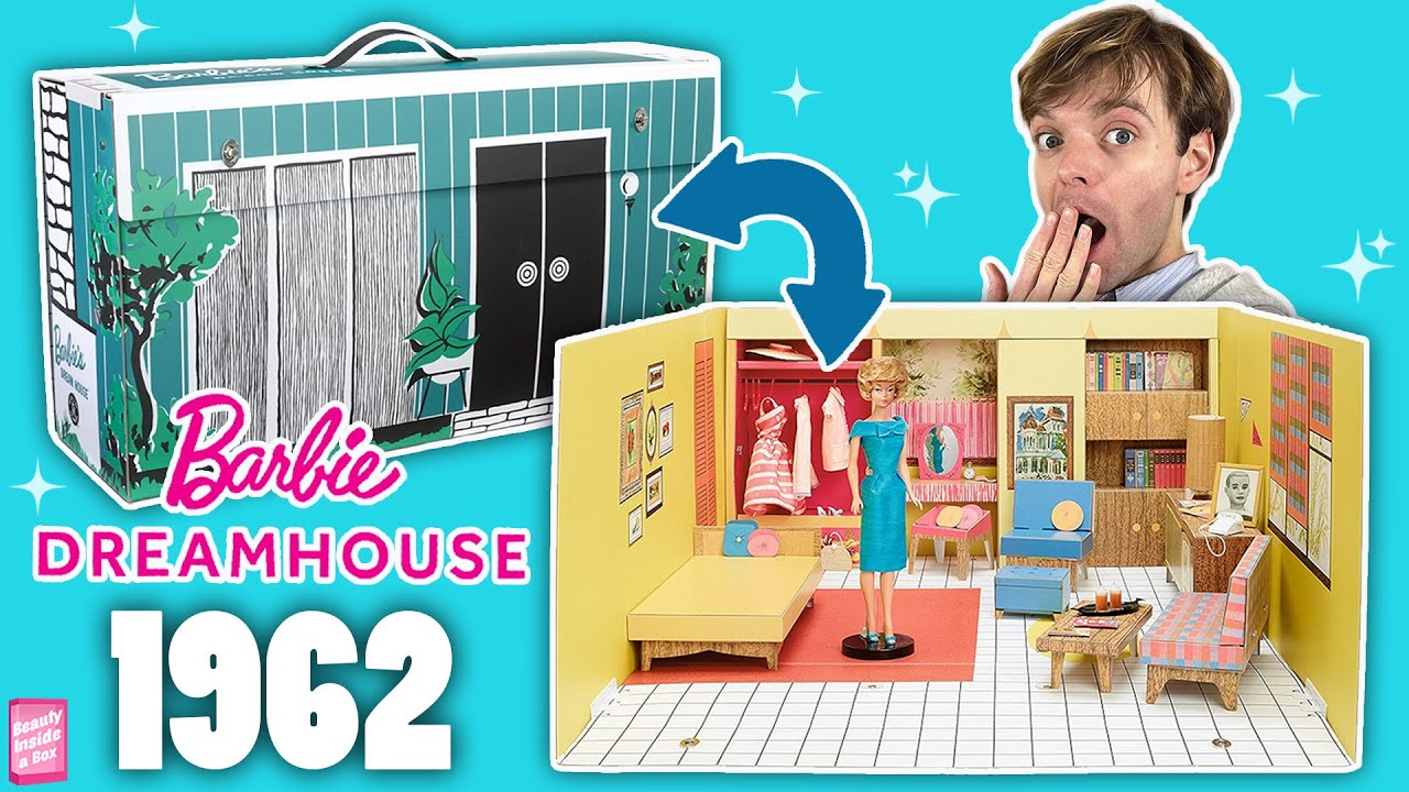 Opening the FIRST EVER Barbie Dreamhouse 1962 reproduction!