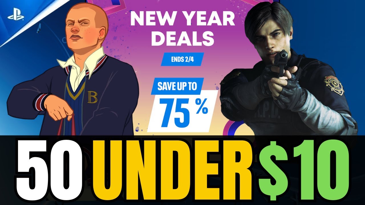 50 Absolute BANGERS Under $10! | PSN New Year Deals 2026