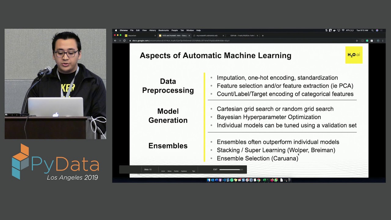 Franklin Velasquez: Introduction to H20 AutoML with Python | PyData LA 2019